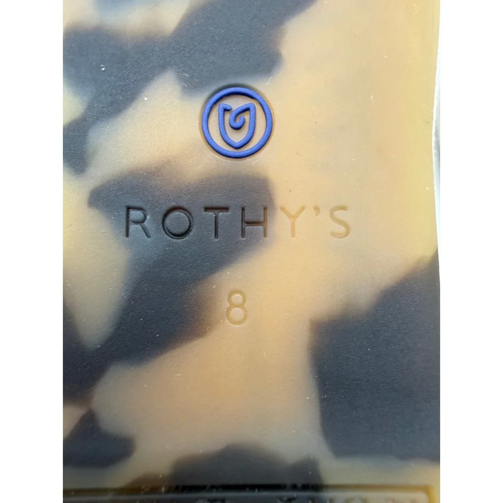 Rothys The Point Sand Beige Knit Pointed Toe Flats Tortoiseshell Sole Womens‎ 8